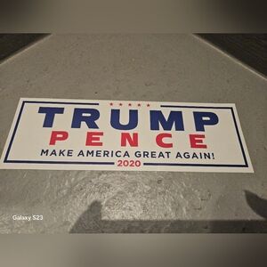Trump Pence 2020 Bumper Sticker